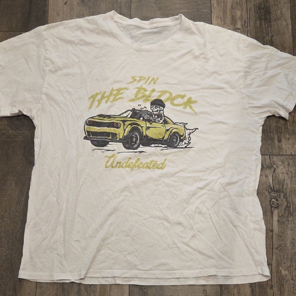 Spin The Block Undefeated Shirt Xlarge